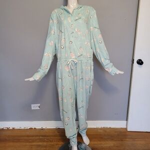 La Vie En Rose Winter Animals Fleece Onesie, BNWT, Size XXL